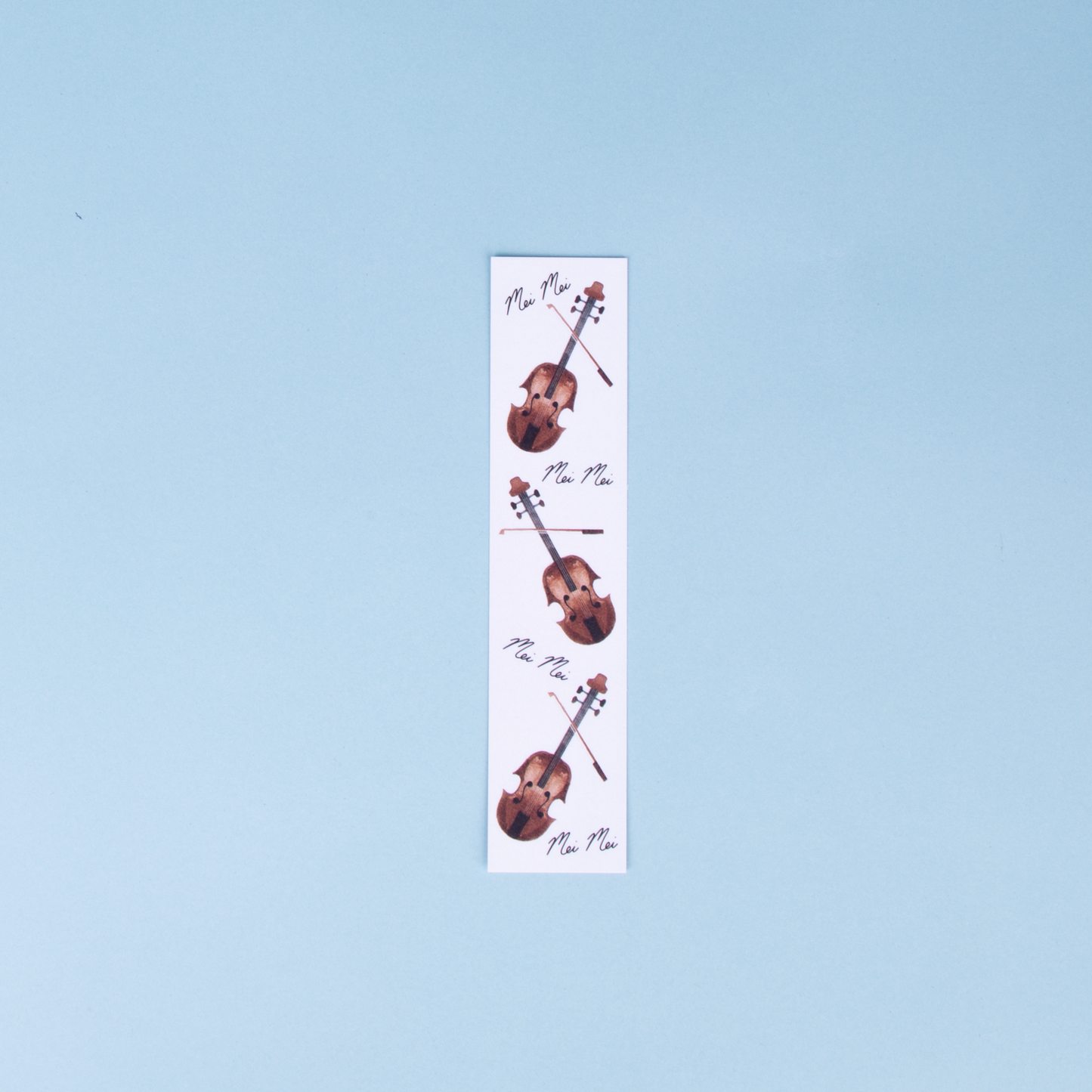 Mei Mei The Bunny - Hardcover Book + Violin Bookmark